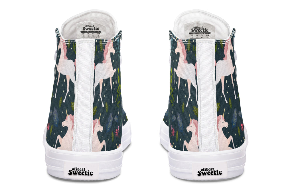 Unicorn Garden High Tops (Wide)
