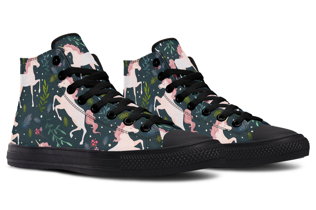 Unicorn Garden High Tops Offbeat Sweetie