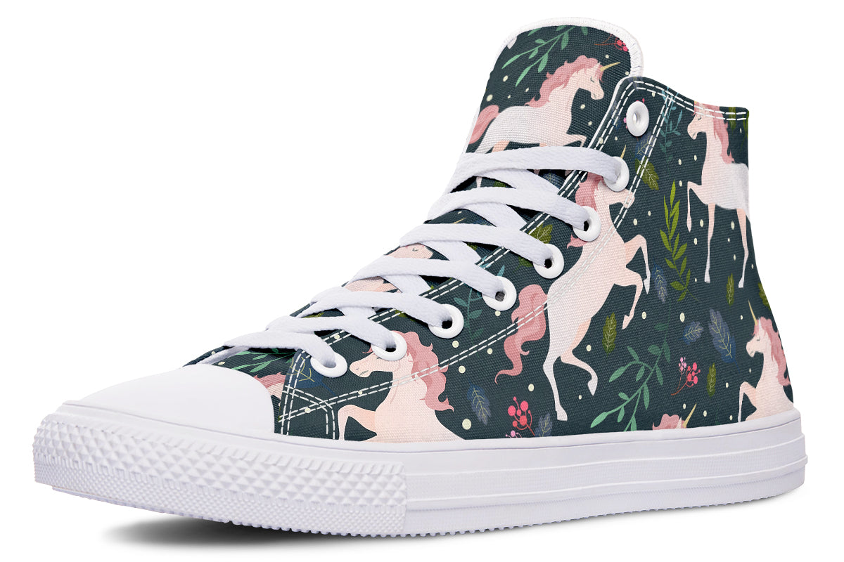 Unicorn Garden High Tops Offbeat Sweetie