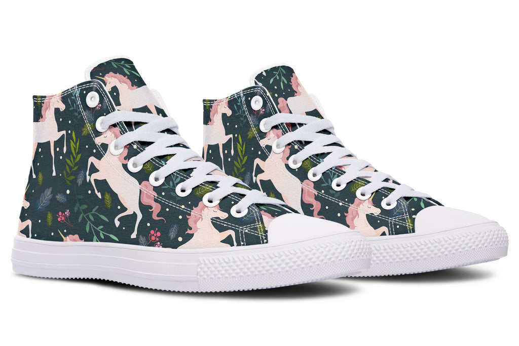 Unicorn Garden High Tops Offbeat Sweetie