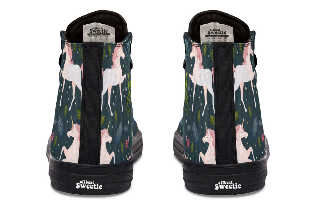 Unicorn Garden High Tops Offbeat Sweetie