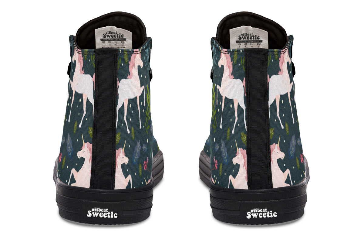 Unicorn Garden High Tops Offbeat Sweetie