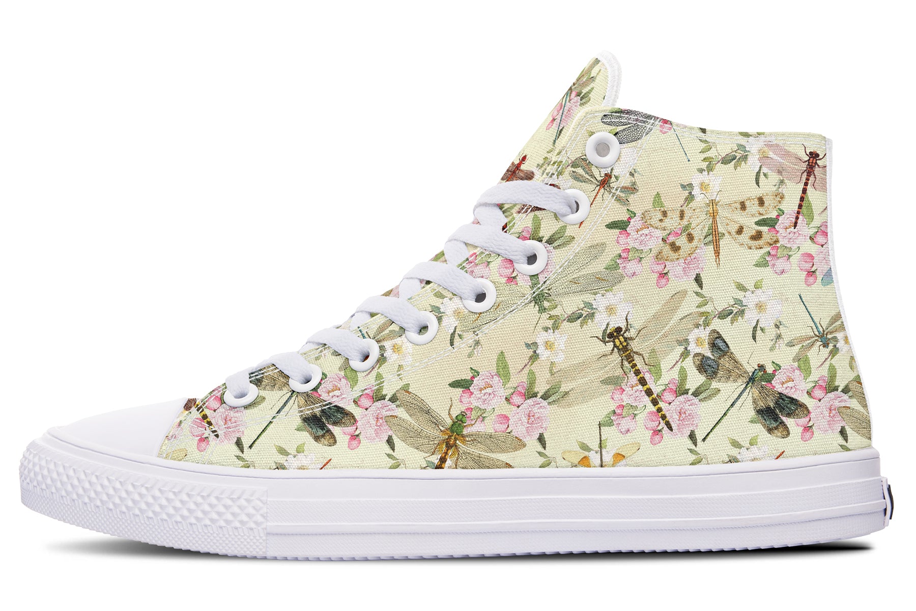 Vintage Dragonflies High Tops (Wide)