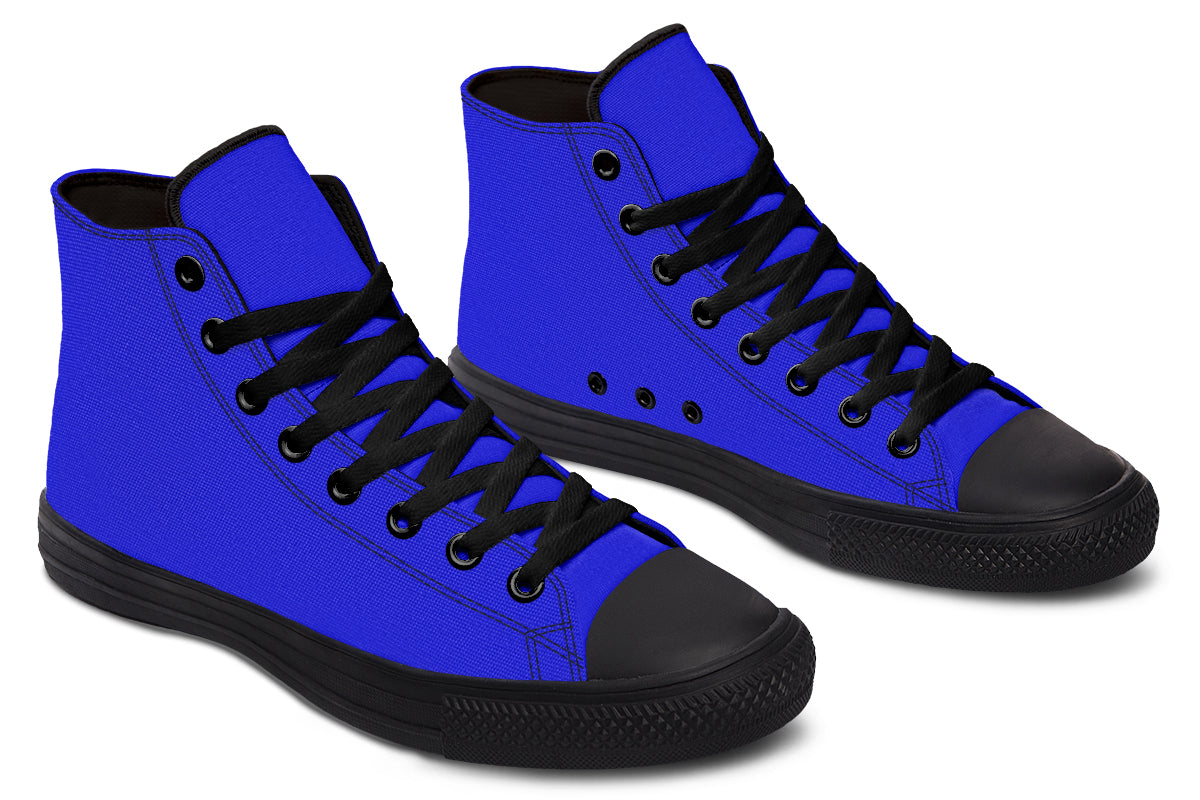 Vivid Blue High Tops (Wide)