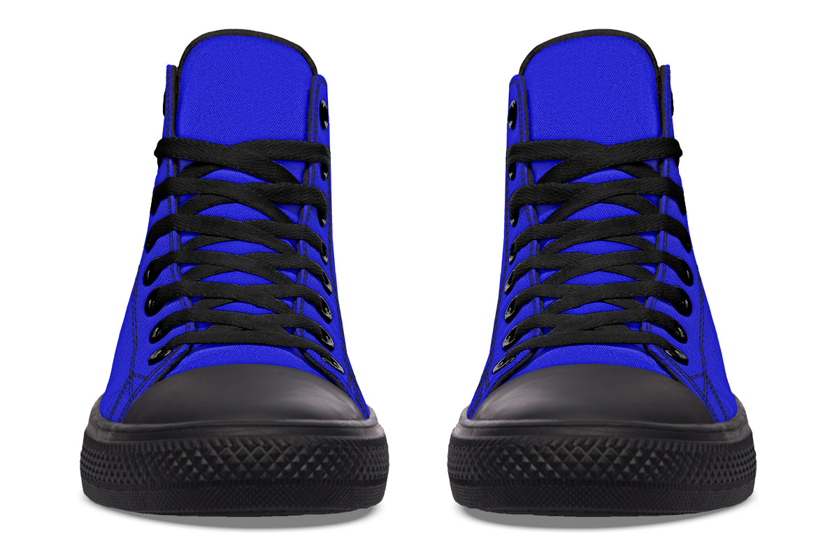 Vivid Blue High Tops (Wide)