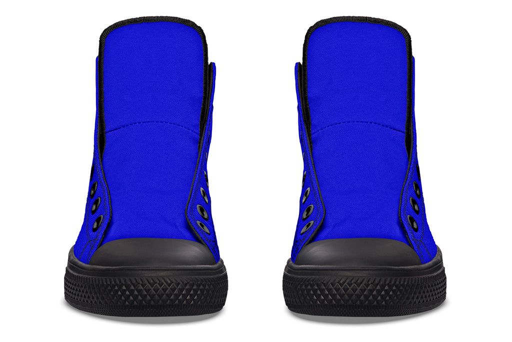 Vivid Blue High Tops (Wide)