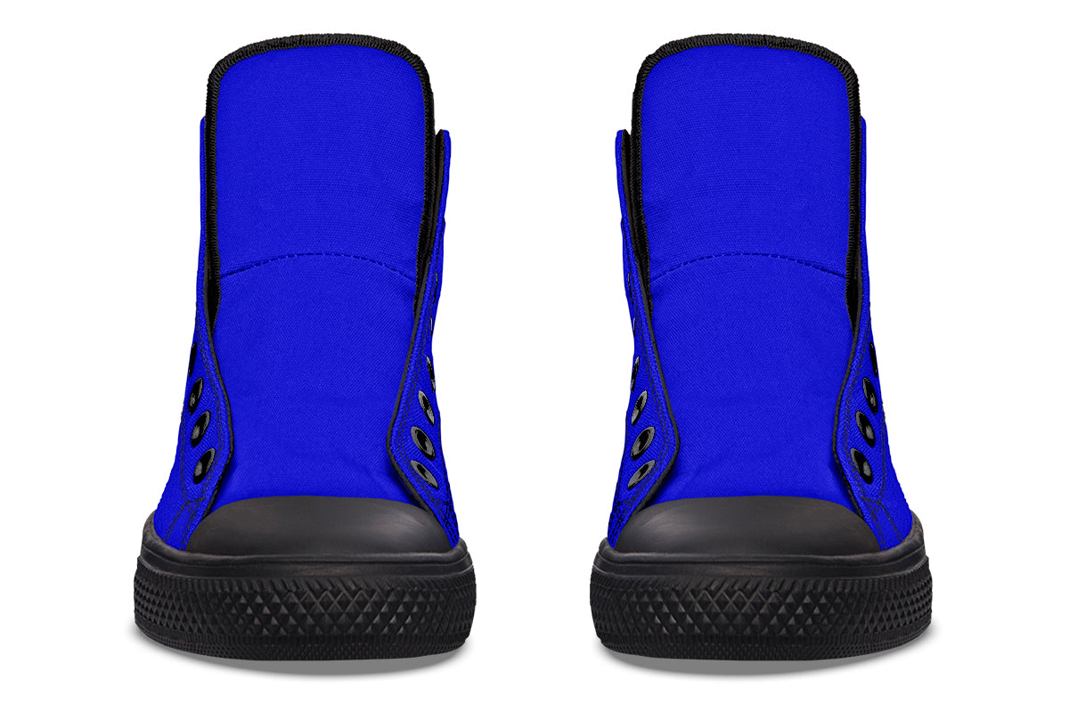 Vivid Blue High Tops (Wide)