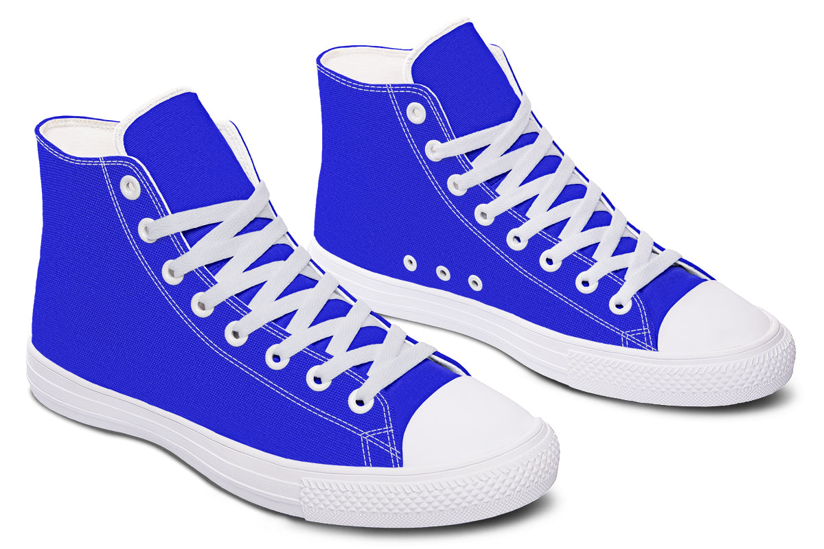 Vivid Blue High Tops (Wide)