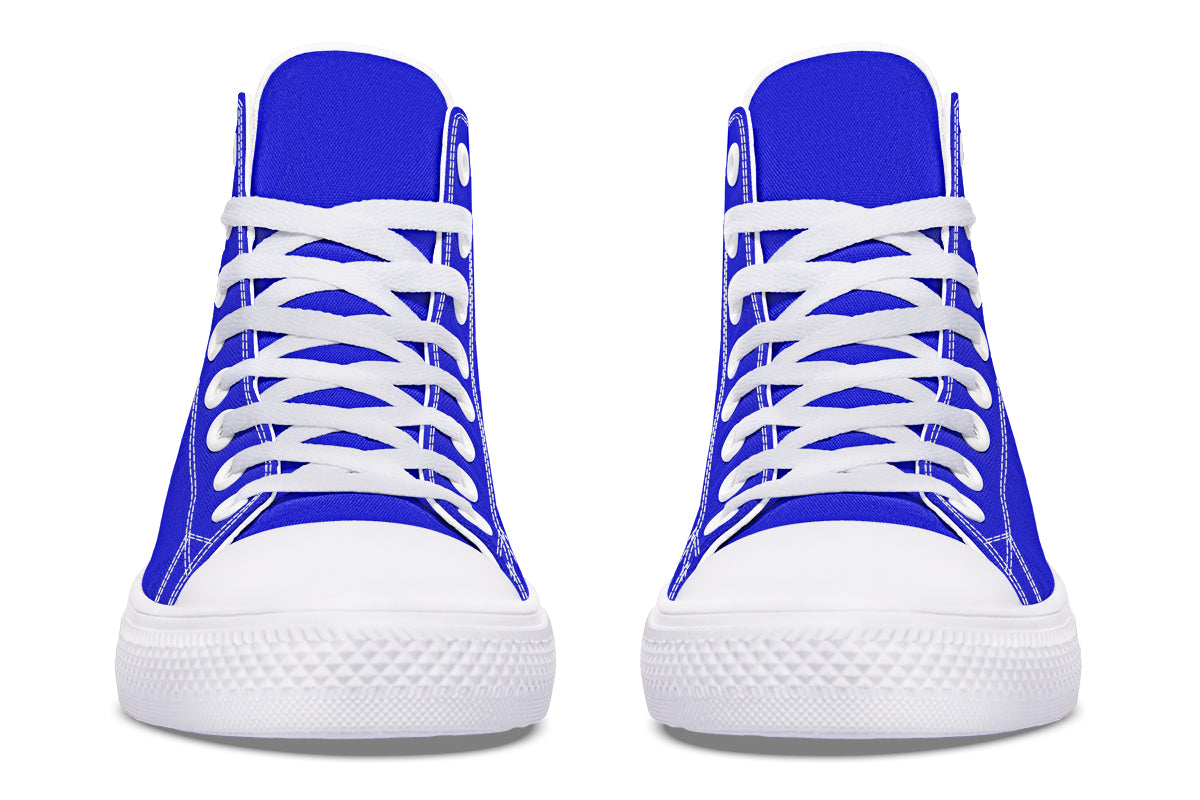 Vivid Blue High Tops (Wide)