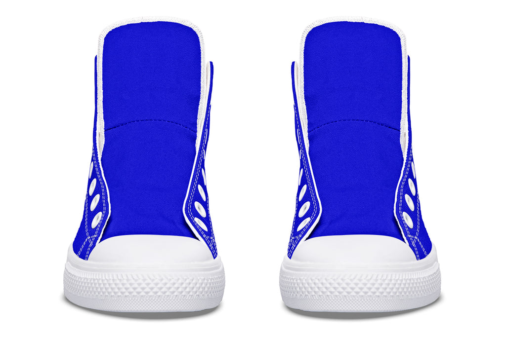 Vivid Blue High Tops (Wide)