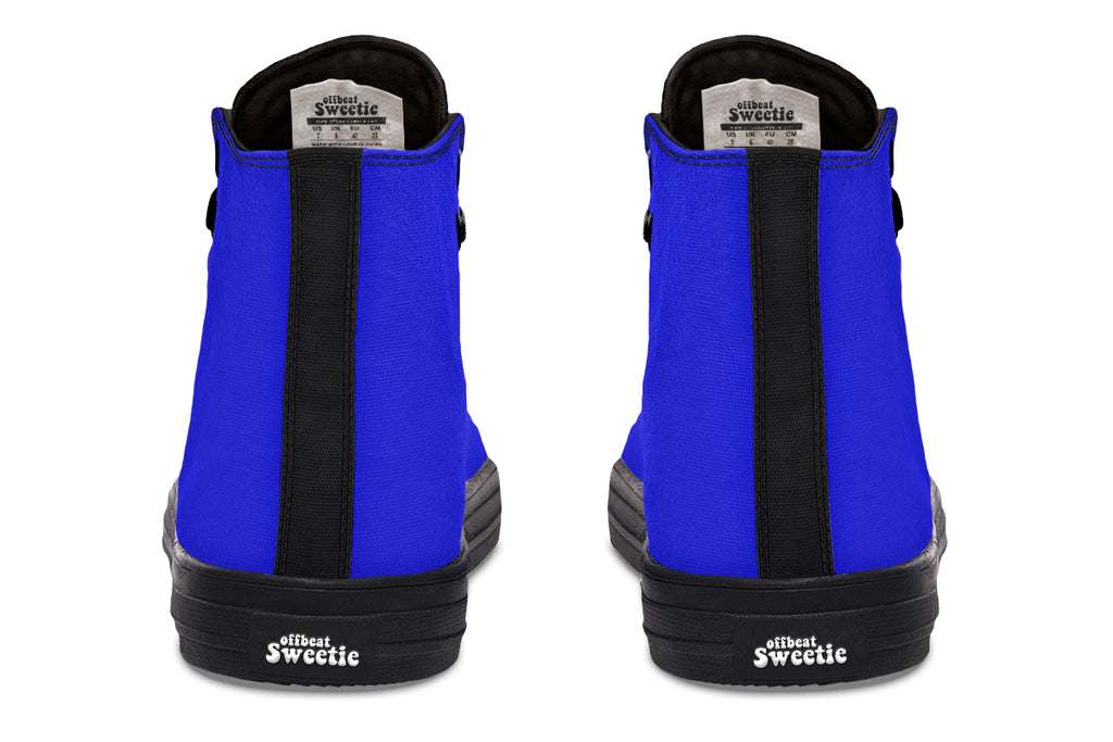 Vivid Blue High Tops (Wide)
