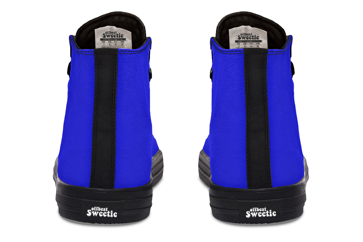 Vivid Blue High Tops (Wide)