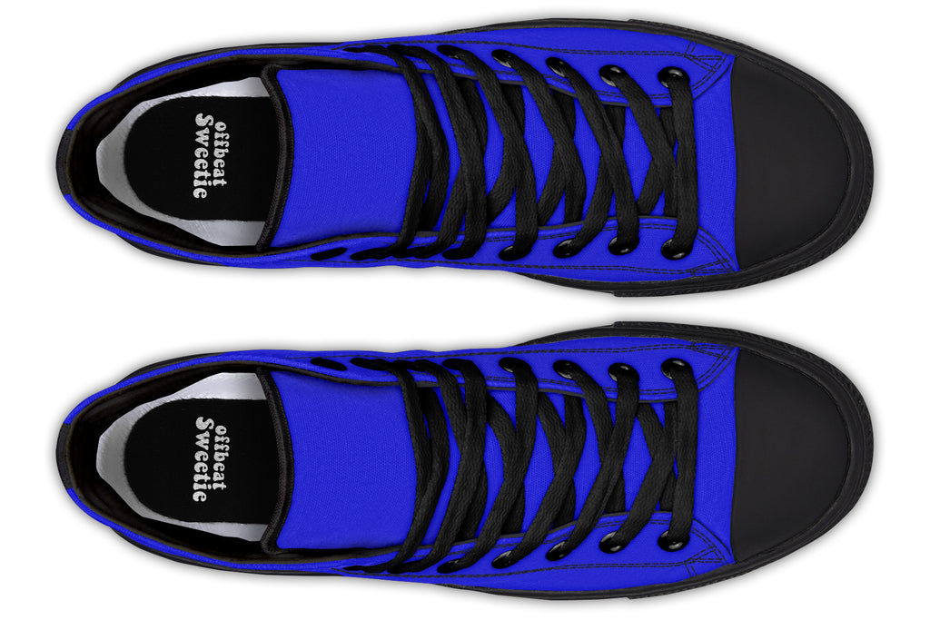 Vivid Blue High Tops (Wide)