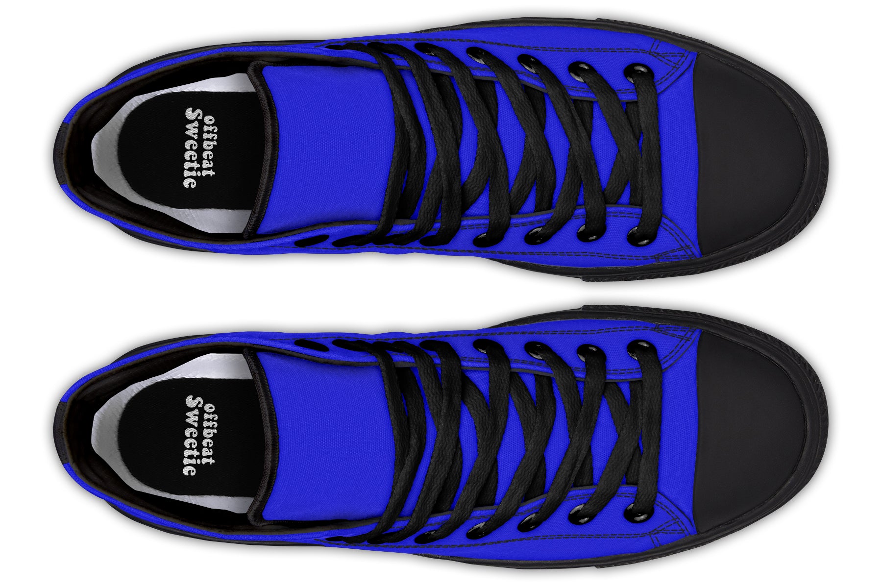 Vivid Blue High Tops (Wide)
