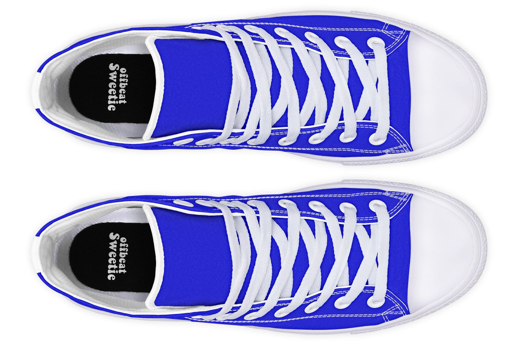 Vivid Blue High Tops (Wide)