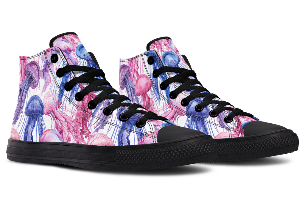 Watercolour Jellyfish High Tops