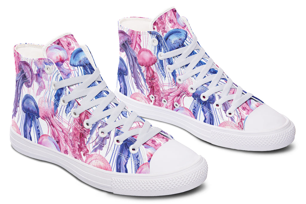 Watercolour Jellyfish High Tops