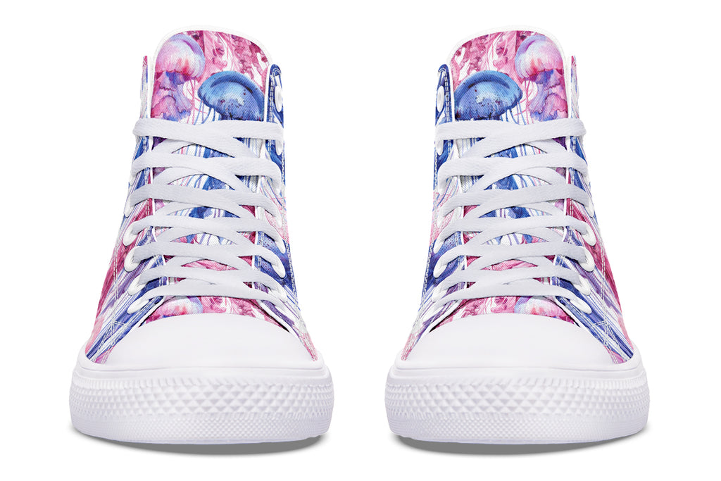 Watercolour Jellyfish High Tops