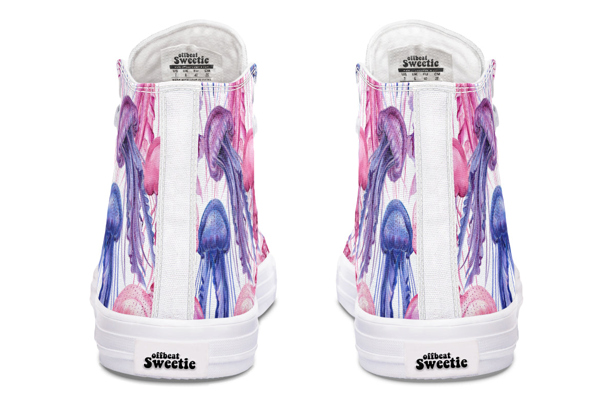 Watercolour Jellyfish High Tops