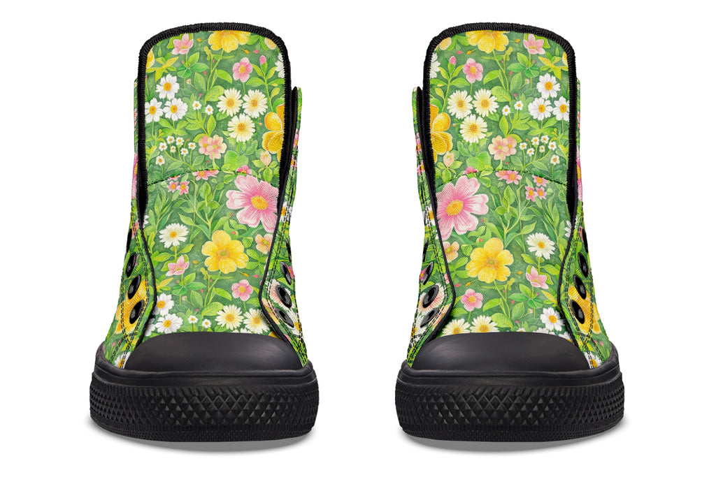 Wildflowers High Tops (Wide)