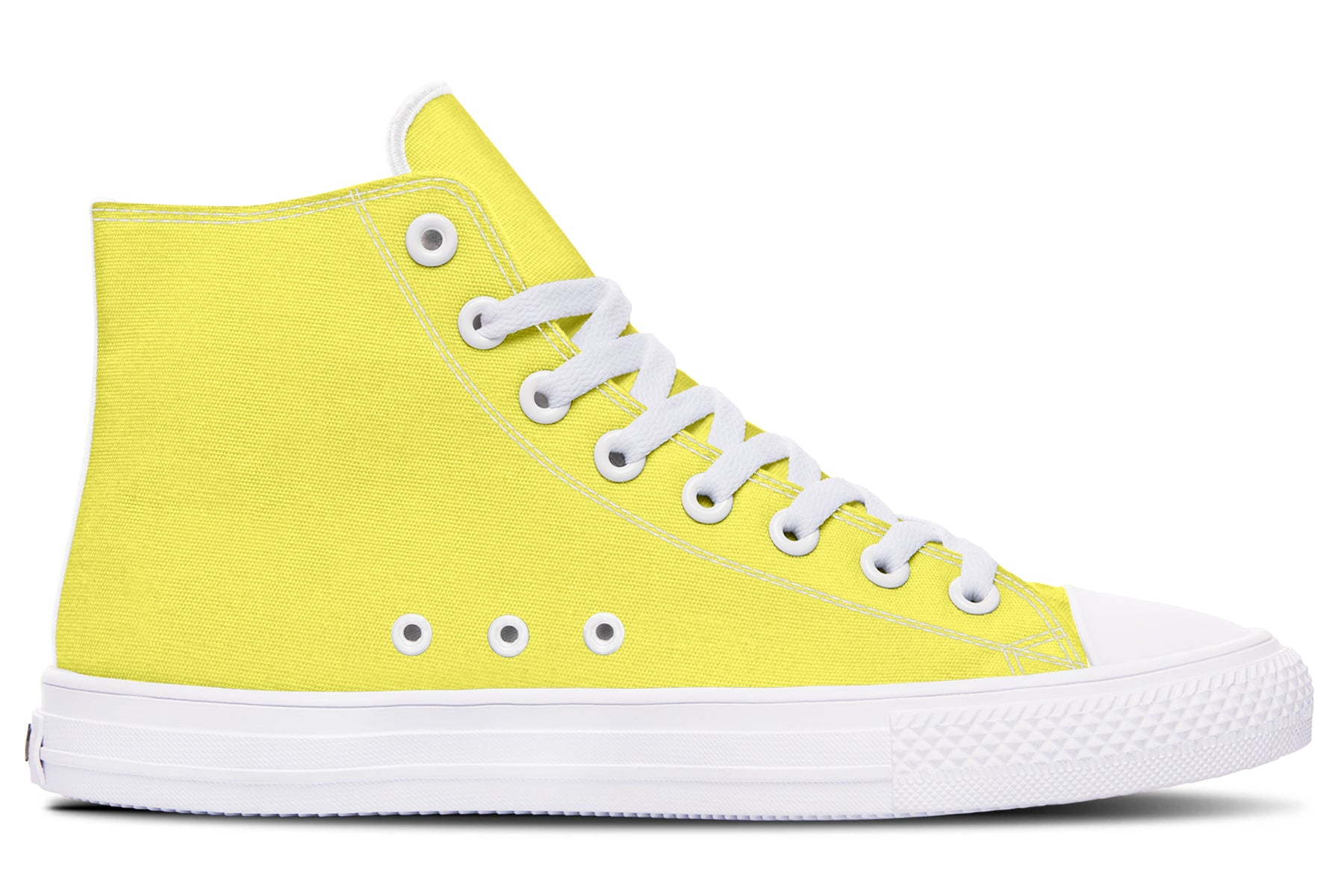 Yellow And Purple Mismatch High Tops - Offbeat Sweetie