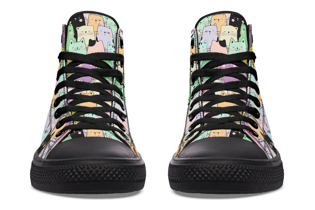 You've Got To Be Kitten Me High Tops - Offbeat Sweetie