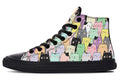You've Got To Be Kitten Me High Tops - Offbeat Sweetie