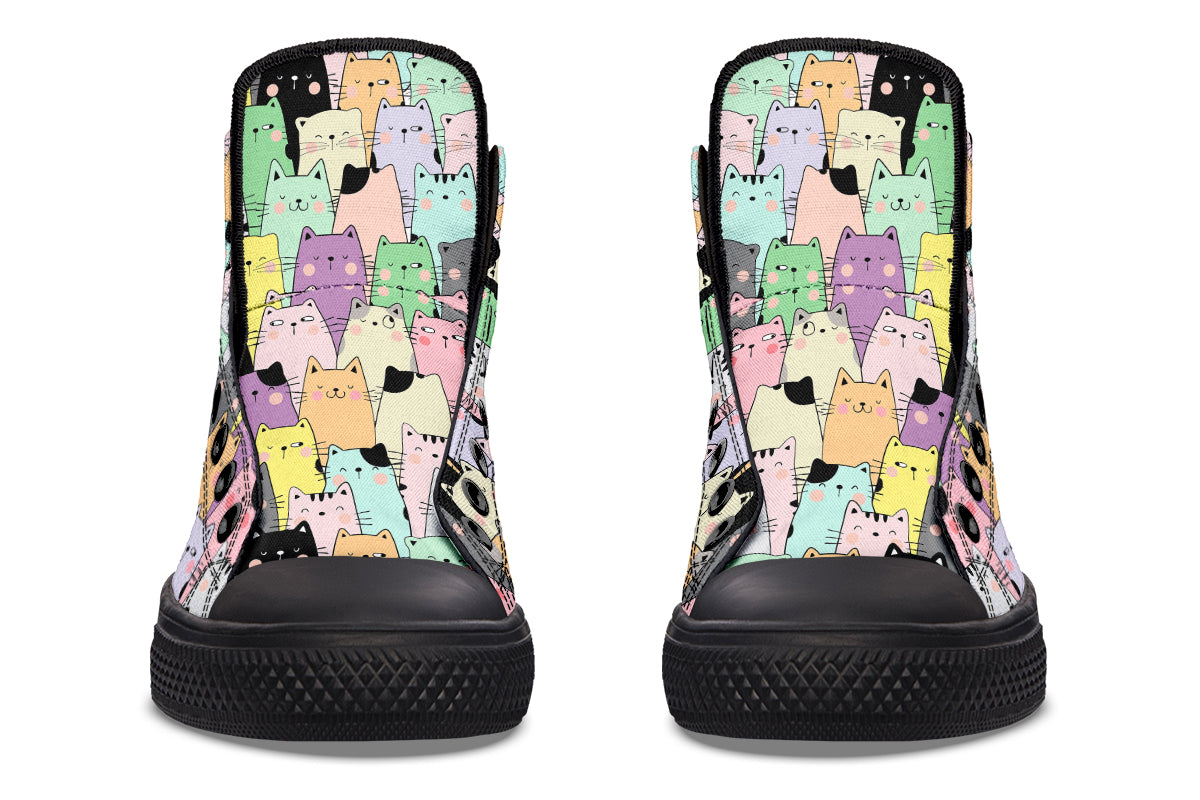 Youve Got To Be Kitten Me High Tops (Wide)
