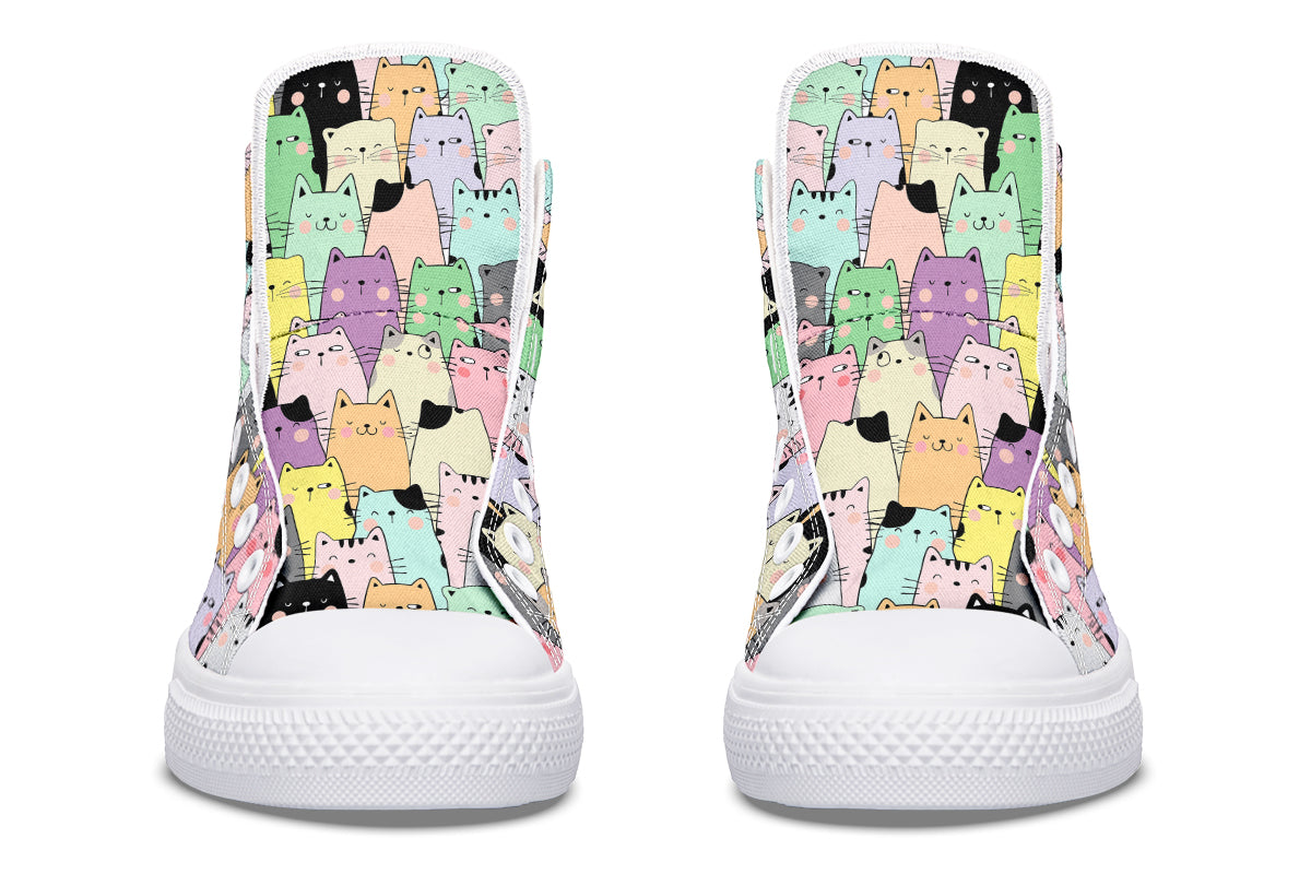 Youve Got To Be Kitten Me High Tops (Wide)