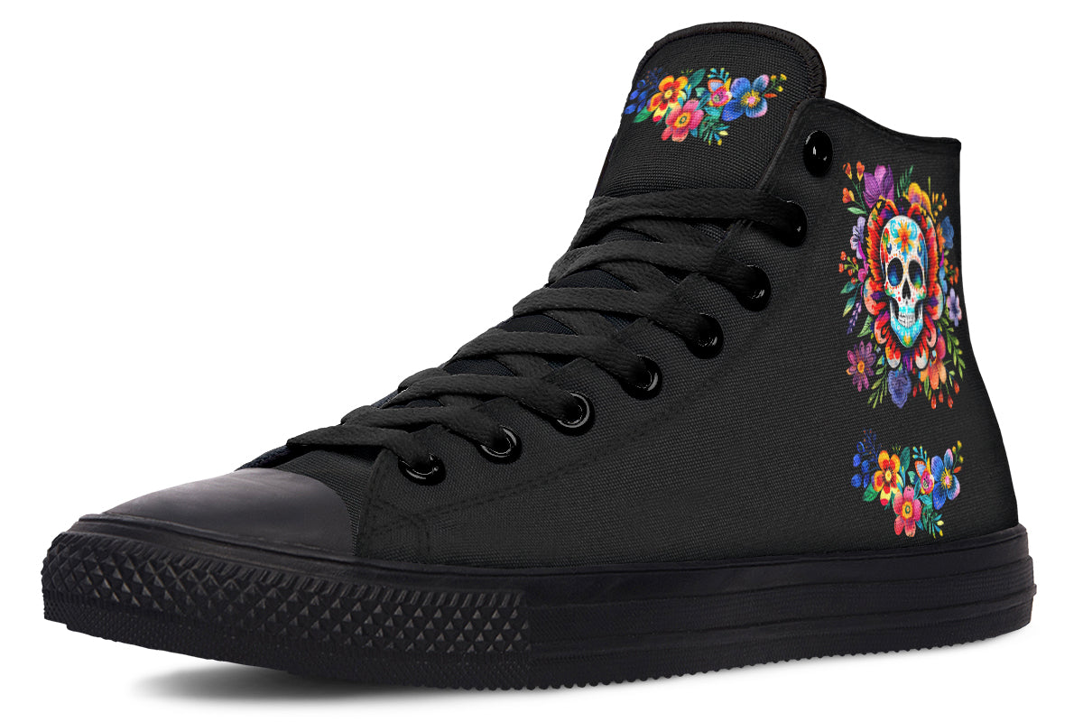 Day of the Dead High Tops (Wide)