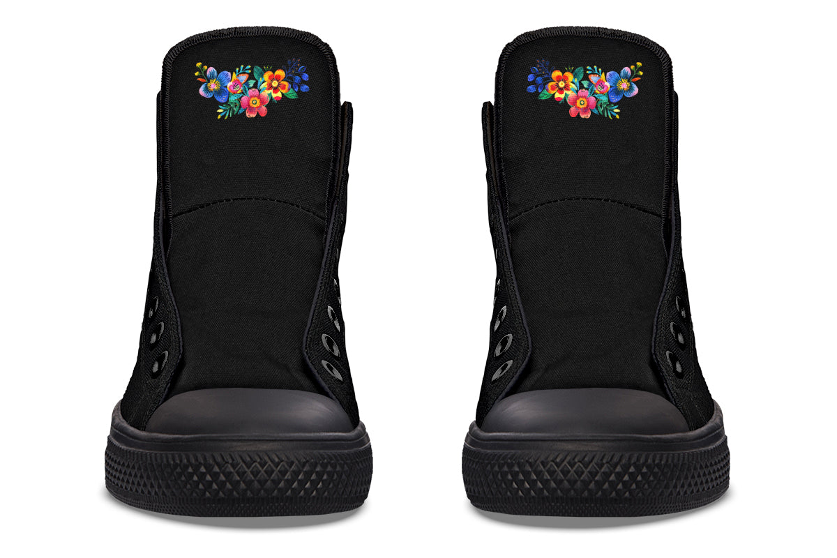 Day of the Dead High Tops (Wide)