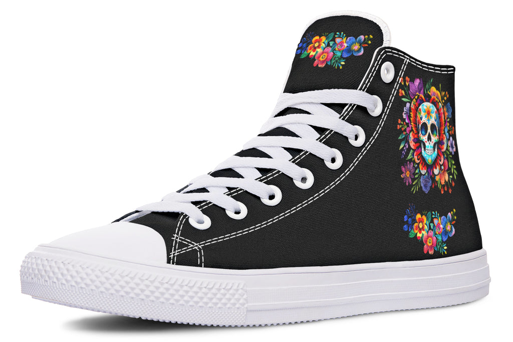 Day of the Dead High Tops (Wide)
