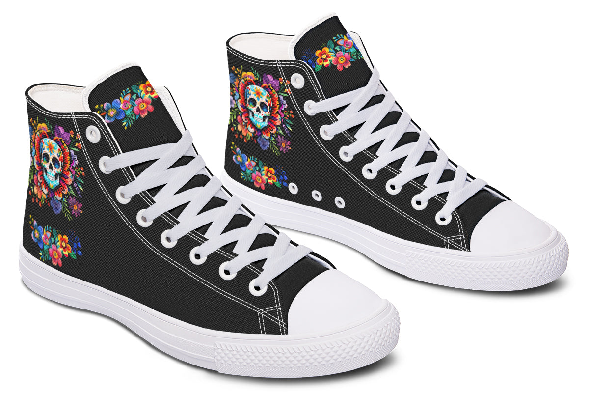 Day of the Dead High Tops (Wide)