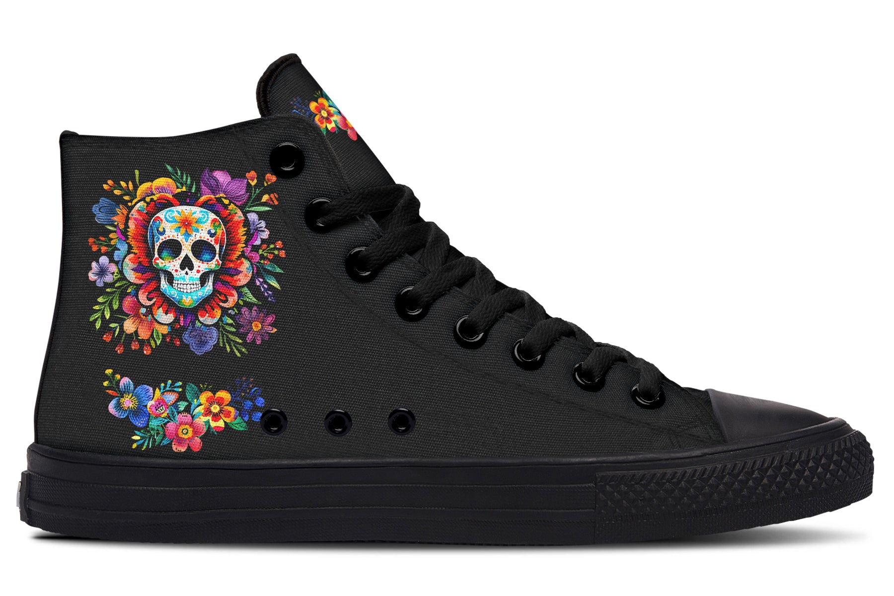 Day of the Dead High Tops (Wide)
