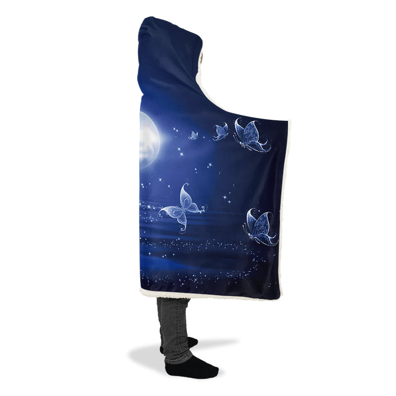 Butterfly Magic Hooded Blanket - Offbeat Sweetie