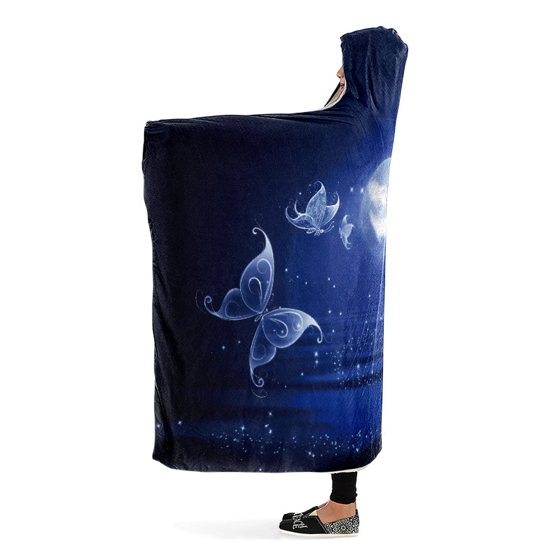 Butterfly Magic Hooded Blanket - Offbeat Sweetie