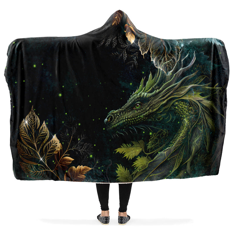 Dragons Gaze Hooded Blanket - Offbeat Sweetie