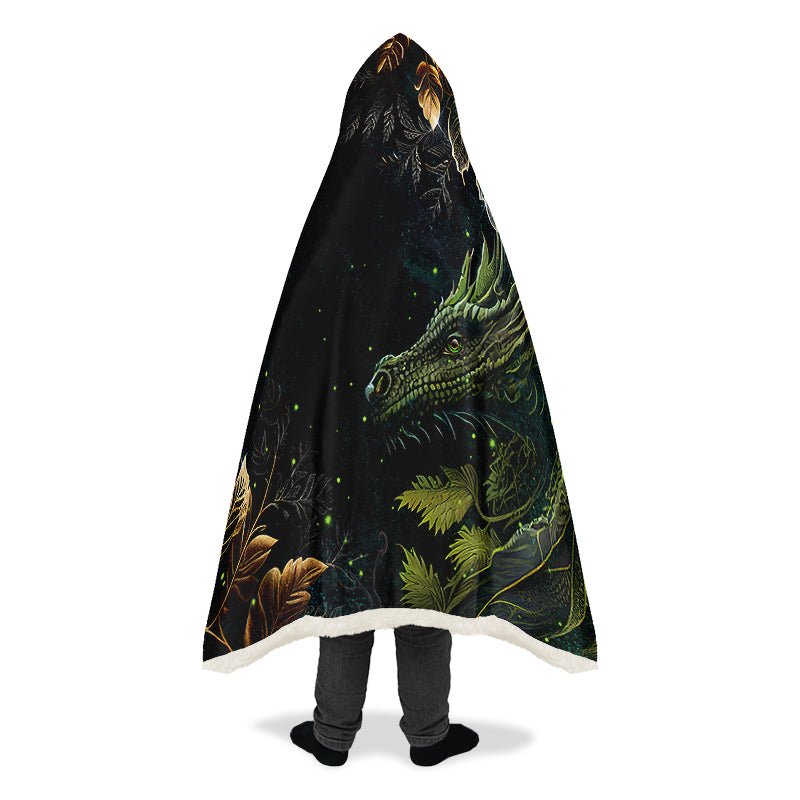 Dragons Gaze Hooded Blanket - Offbeat Sweetie