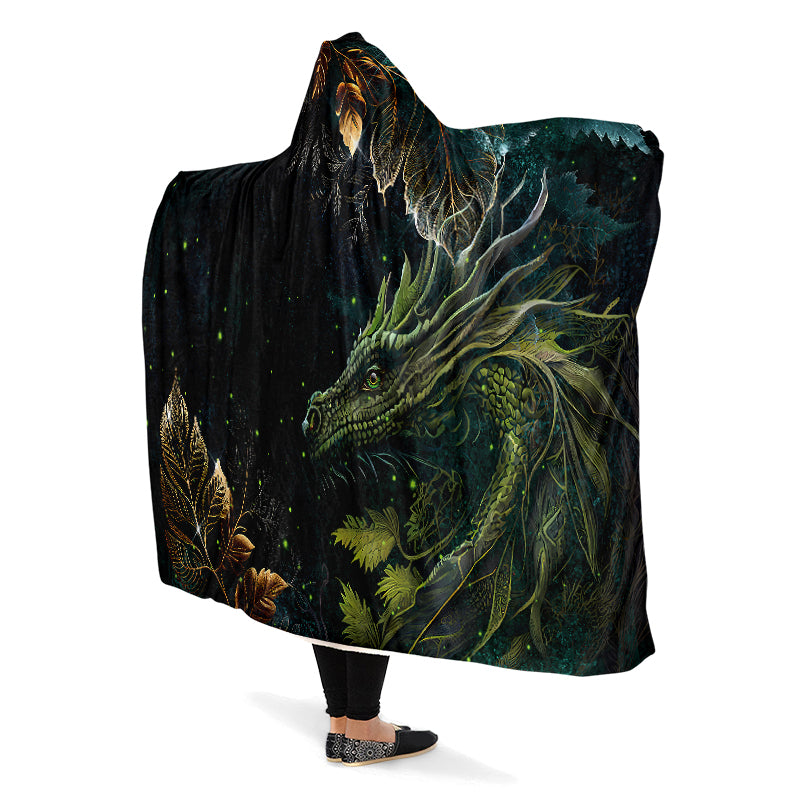 Dragons Gaze Hooded Blanket - Offbeat Sweetie
