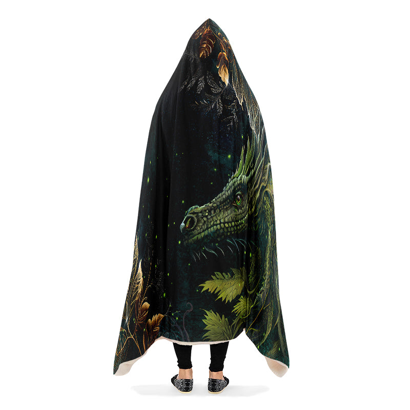 Dragons Gaze Hooded Blanket - Offbeat Sweetie