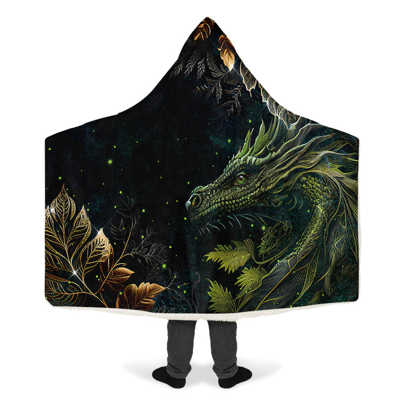 Dragons Gaze Hooded Blanket - Offbeat Sweetie