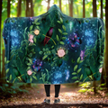 Enchanted Garden Hooded Blanket - Offbeat Sweetie