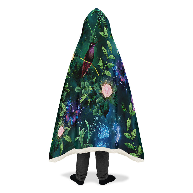 Enchanted Garden Hooded Blanket - Offbeat Sweetie