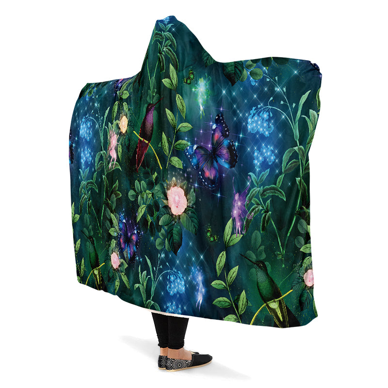 Enchanted Garden Hooded Blanket - Offbeat Sweetie