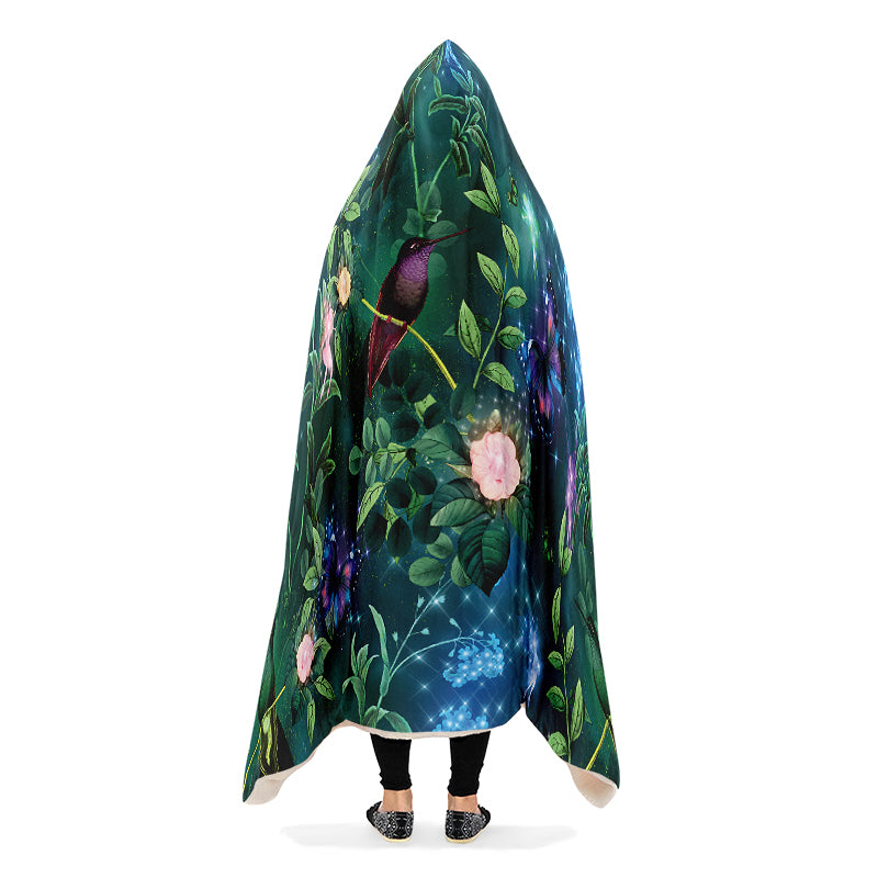 Enchanted Garden Hooded Blanket - Offbeat Sweetie