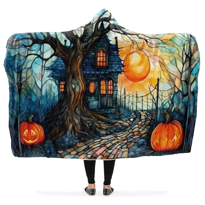 Halloween Hooded Blanket - Offbeat Sweetie