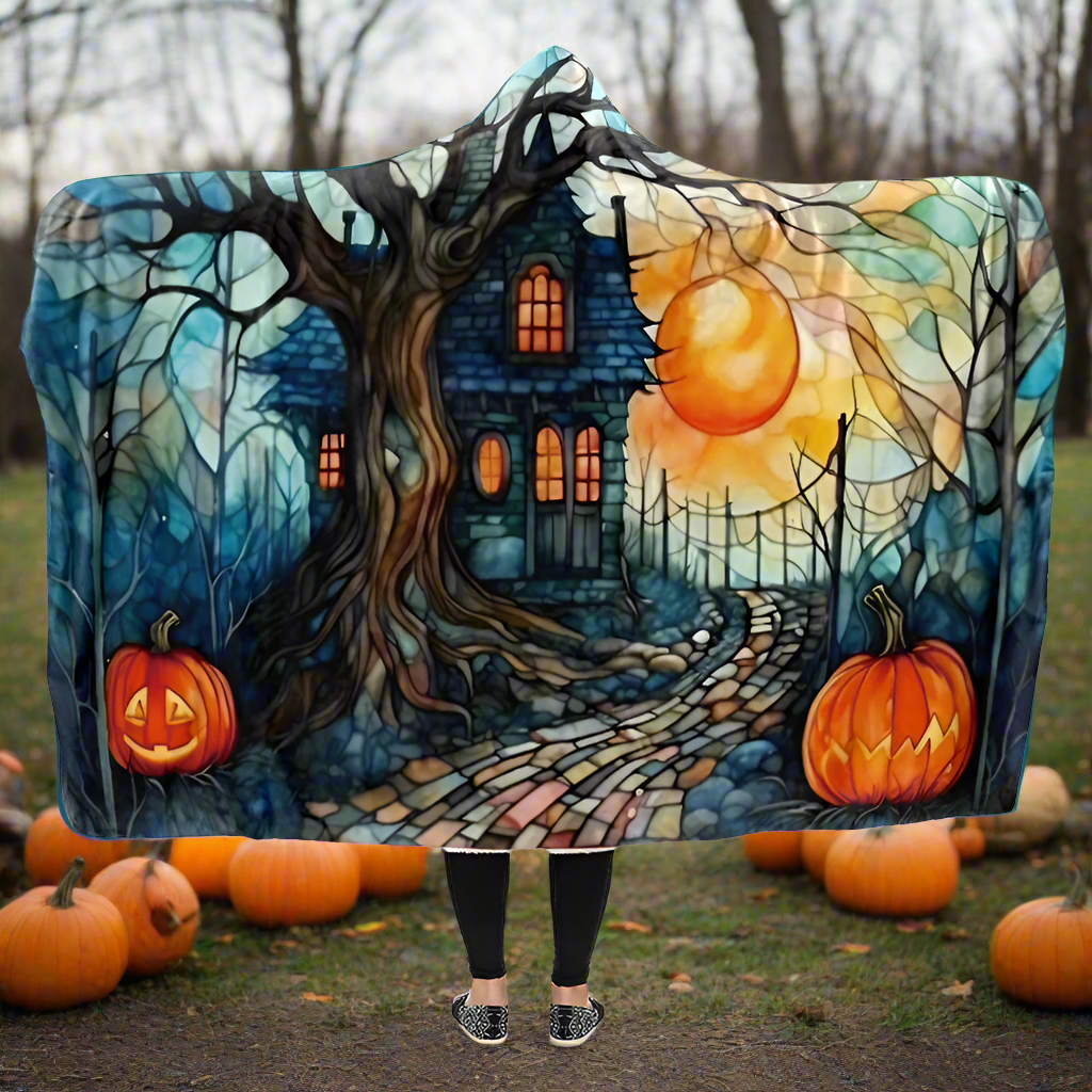 Halloween Hooded Blanket - Offbeat Sweetie