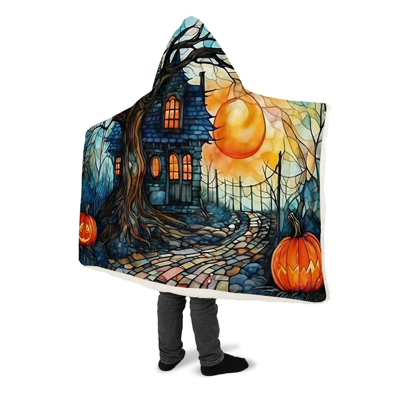 Halloween Hooded Blanket - Offbeat Sweetie