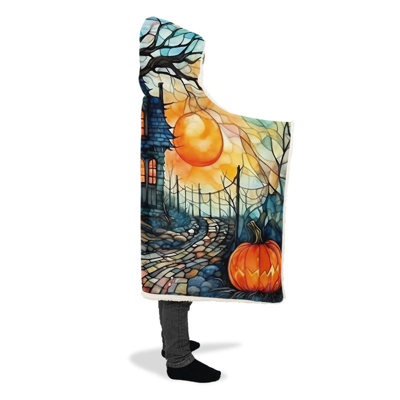 Halloween Hooded Blanket - Offbeat Sweetie