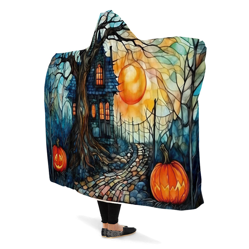 Halloween Hooded Blanket - Offbeat Sweetie